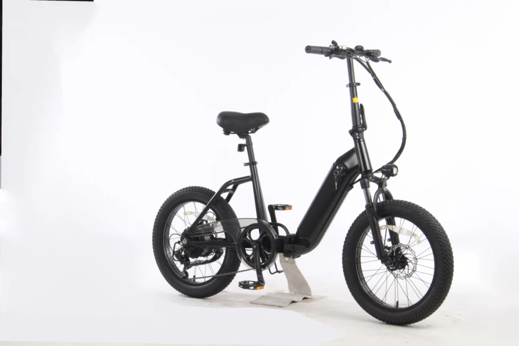 Factory Selling China Supplier 20inch*3.0 500W 48V 12.8ah Full Suspension Fat Tire Mini E Bicycle for Adults