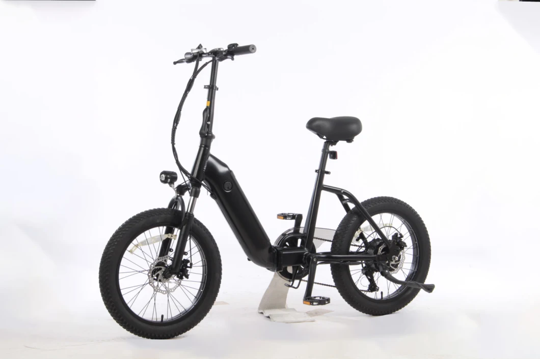 Factory Selling China Supplier 20inch*3.0 500W 48V 12.8ah Full Suspension Fat Tire Mini E Bicycle for Adults