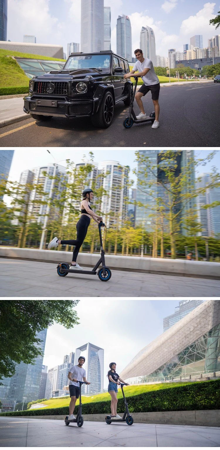 Black 2 Wheels 25 km/h 36V Aluminum Alloy Electric scooters