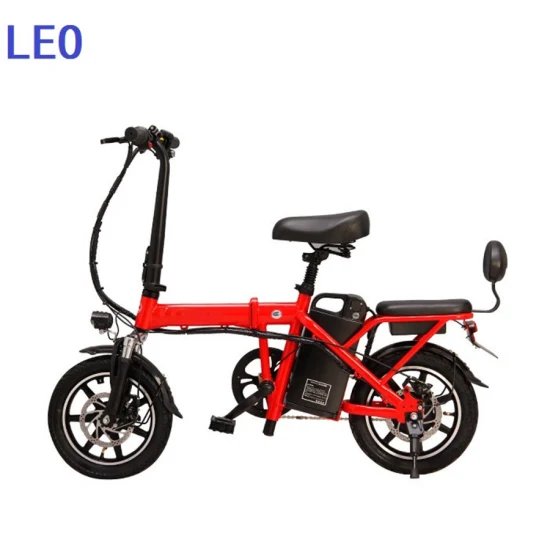 Factory Directly Sell E Scooter 48V 350W Motor New Style Speed E Bikes 14 Inch White Electric City Bike for Women