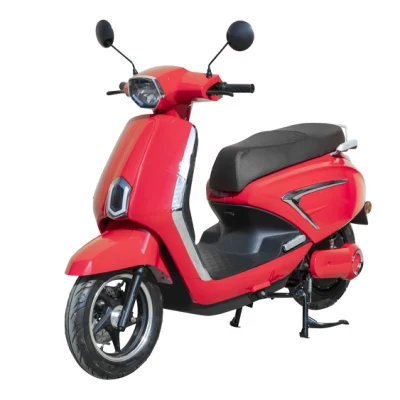 High Security Front/Rear Hydraulic Suspension 2 Wheels Red City 1200W Electric Scooter