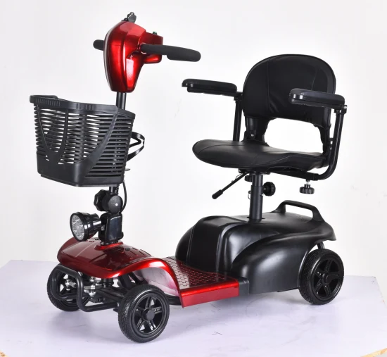 Red Electric Disable Wheelchair Eldly Heavy Duty Mobility Scooter