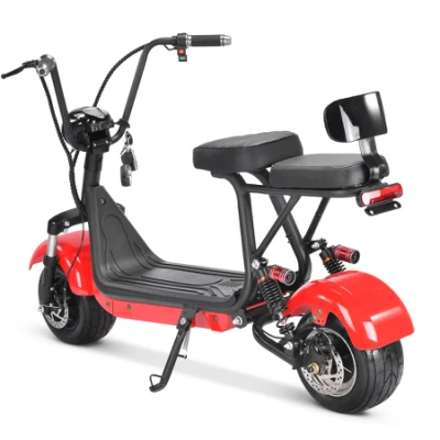 2021 New Arrival 48V 12ah off Road CE Approvel Cheap Red Mini Citycoco, E Scooter in China