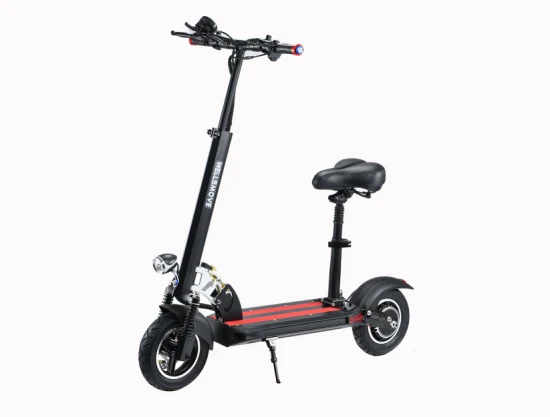 China 10inch Red Strip Alloy Electric Motor Scooter