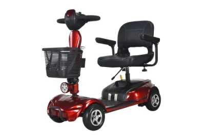 Red, Blue, Silver CE Approval Electric Mobility Scooter for Old People 24V 300W