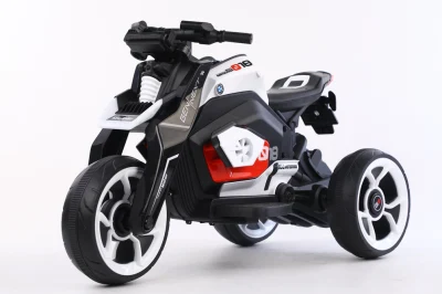 Children′s Electric Motorcycle Three-Wheeled Car Men′s and Women′s Baby Stroller Charging Model Can Sit Adults