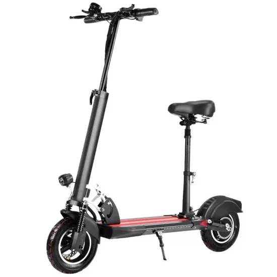 2022 New Adult White E-Scooter with Single Light and Two Wheel Electric Scooter